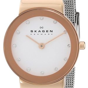 Skagen Freja Damklocka 358SRSC Vit/Stål Ø26 mm