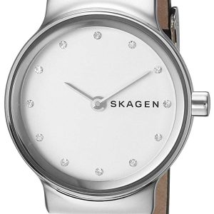 Skagen Freja Damklocka SKW2668 Vit/Läder Ø26 mm