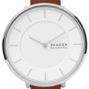 Skagen Gitte Damklocka SKW3015 Silverfärgad/Läder Ø38 mm