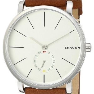 Skagen Hagen Damklocka SKW6273 Vit/Läder Ø40 mm