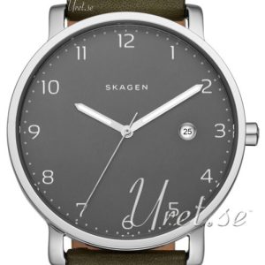 Skagen Hagen Herrklocka SKW6306 Grå/Läder Ø40 mm