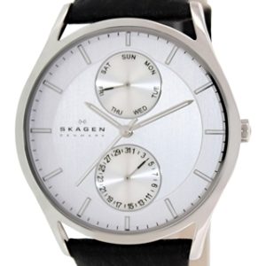 Skagen Herrklocka SKW6065 Holst Silverfärgad/Läder Ø40 mm