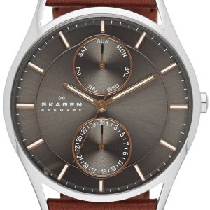 Skagen Herrklocka SKW6086 Holst Grå/Läder Ø40 mm