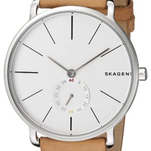 Skagen Herrklocka SKW6215 Hagen Vit/Läder Ø40 mm