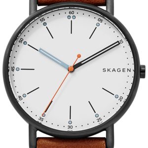 Skagen Herrklocka SKW6374 Signatur Vit/Läder Ø40 mm