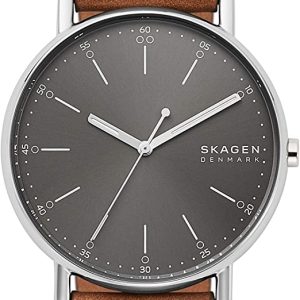 Skagen Herrklocka SKW6578 Signatur Grå/Läder Ø40 mm