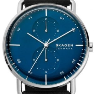 Skagen Herrklocka SKW6702 Horizont Grå/Läder Ø42 mm