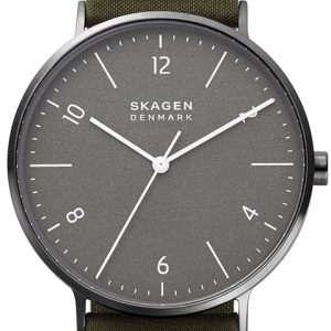 Skagen Herrklocka SKW6730 Aaren Naturals Svart/Läder Ø40 mm