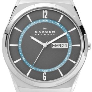 Skagen Herrklocka SKW6785 Melbye Grå/Läder Ø40 mm