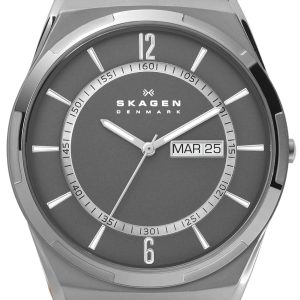 Skagen Herrklocka SKW6786 Melbye Grå/Läder Ø40 mm