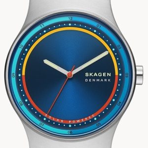 Skagen Herrklocka SKW6794 Sol Blå/Läder Ø40 mm