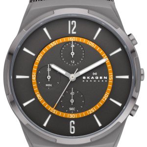 Skagen Herrklocka SKW6804 Melbye Chronograph Grå/Stål Ø42 mm