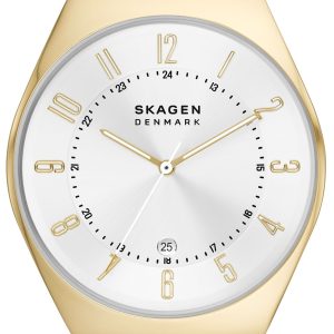 Skagen Herrklocka SKW6816 Grenen Silverfärgad/Guldtonat stål Ø37 mm