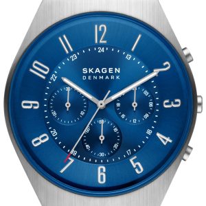 Skagen Herrklocka SKW6820 Grenen Chrono Blå/Läder Ø42 mm