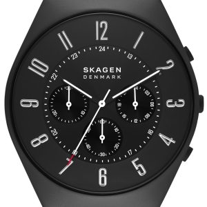 Skagen Herrklocka SKW6822 Grenen Chrono VALUE_INKNOWN Svart/Stål