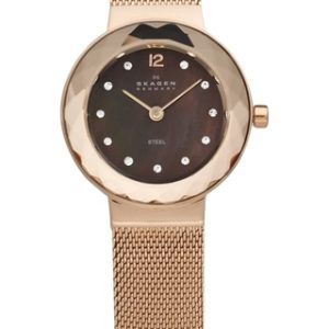 Skagen Leonora Damklocka 456SRR1 Brun/Roséguldstonat stål Ø25 mm