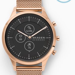 Skagen SKT3100 Jorn Svart/Roséguldstonat stål Ø42 mm