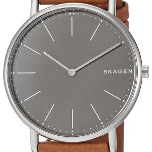 Skagen Signatur Herrklocka SKW6429 Grå/Läder Ø40 mm