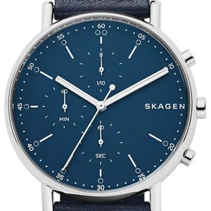 Skagen Signatur Herrklocka SKW6463 Blå/Läder Ø40 mm