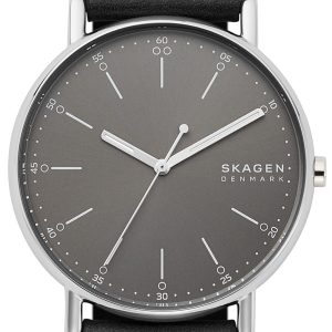 Skagen Signatur Herrklocka SKW6654 Grå/Läder Ø40 mm