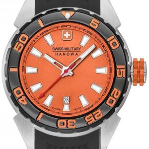 Swiss Military Damklocka 06-6323.04.079 Hanowa Orange/Gummi Ø40 mm