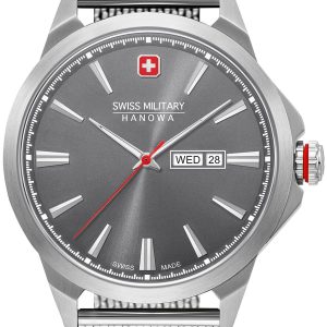 Swiss Military Hanowa Herrklocka 06-3346.04.009 Grå/Stål Ø45 mm