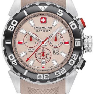 Swiss Military Hanowa Herrklocka 06-4324.04.014 Hanowa Beige/Gummi