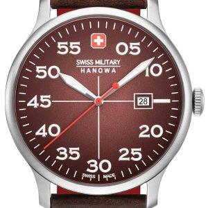 Swiss Military Hanowa Herrklocka 06-4326.04.005 Brun/Läder Ø43 mm