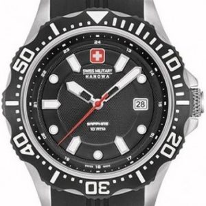 Swiss Military Hanowa Herrklocka SM06-4306-04-007 Svart/Gummi Ø44 mm