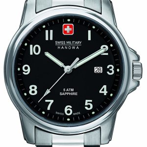 Swiss Military Herrklocka 06-5231.04.007 Dress Svart/Stål Ø39 mm