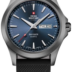 Swiss Military Herrklocka SMP36040.18 Chrono Blå/Gummi Ø42 mm