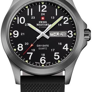 Swiss Military Herrklocka SMP36040.20 Chrono Svart/Gummi Ø42 mm