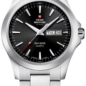 Swiss Military Herrklocka SMP36040.22 Chrono Svart/Stål Ø42 mm