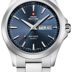 Swiss Military Herrklocka SMP36040.24 Chrono Blå/Stål Ø42 mm