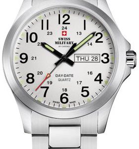 Swiss Military Herrklocka SMP36040.26 Chrono Silverfärgad/Stål Ø42