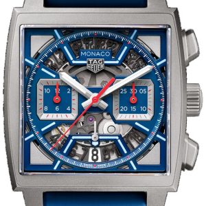 TAG Heuer CBL2182.FT6235 Monaco Blå/Gummi