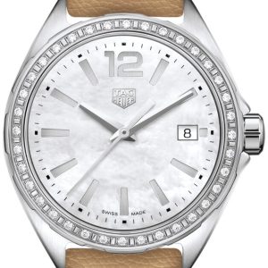 TAG Heuer Damklocka WBJ131A.FC8254 Formula 1 Ladies Vit/Läder Ø35 mm