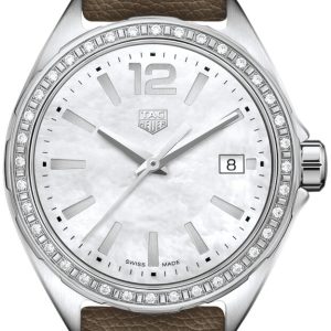 TAG Heuer Damklocka WBJ131A.FC8255 Formula 1 Ladies Vit/Läder Ø35 mm