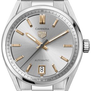 TAG Heuer Damklocka WBN2310.BA0001 Carrera Silverfärgad/Stål Ø36 mm