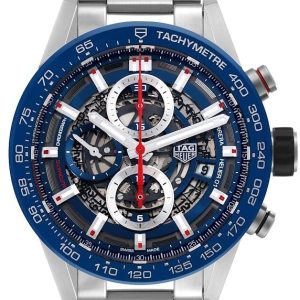 TAG Heuer Herrklocka CAR201T.BA0766 Carrera Blå/Stål Ø43 mm