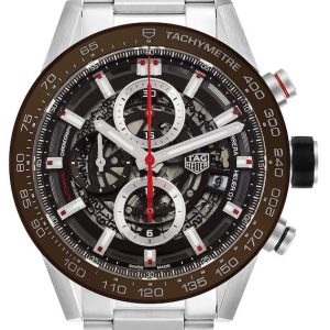 TAG Heuer Herrklocka CAR201U.BA0766 Carrera Grå/Stål Ø43 mm