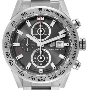 TAG Heuer Herrklocka CAR208Z.BF0719 Carrera Grå/Titan Ø43 mm