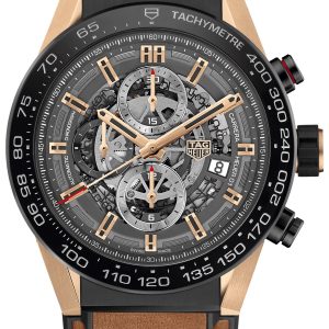 TAG Heuer Herrklocka CAR2A5C.FT6125 Carrera Grå/Gummi Ø45 mm