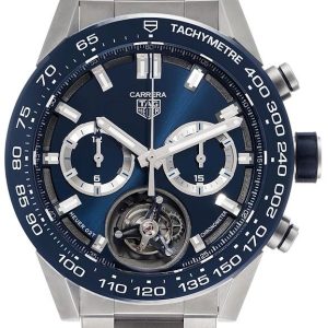 TAG Heuer Herrklocka CAR5A8C.BF0707 Carrera Blå/Titan Ø45 mm