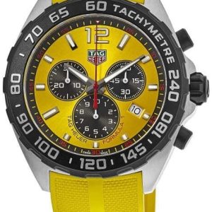 TAG Heuer Herrklocka CAZ101AM.FT8054 Formula 1 Gul/Gummi Ø43 mm