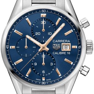 TAG Heuer Herrklocka CBK2115.BA0715 Carrera Blå/Stål Ø41 mm