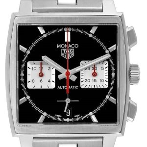 TAG Heuer Herrklocka CBL2113.BA0644 Monaco Svart/Stål