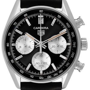 TAG Heuer Herrklocka CBS2210.FC6534 Carrera Svart/Läder Ø39 mm