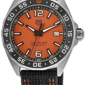 TAG Heuer Herrklocka WAZ101A.FC8305 Formula 1 Orange/Textil Ø43 mm