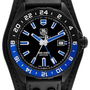 TAG Heuer Herrklocka WAZ201A.FC8195 Formula 1 Svart/Läder Ø43 mm